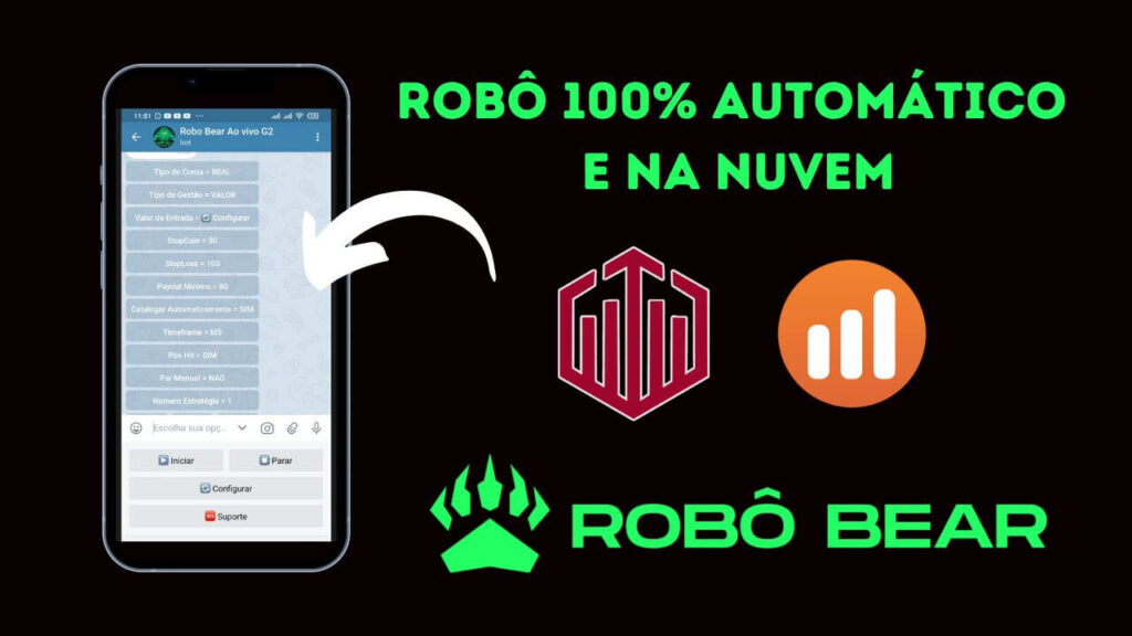 Robô para Quotex que Opera no Celular 100% Automático